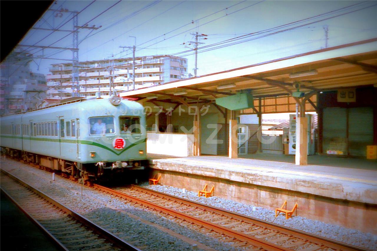 萩原天神駅 初芝駅にて撮影した写真 1994年 親子で行く 大阪近郊のりものフォトログ Zoom Zoom